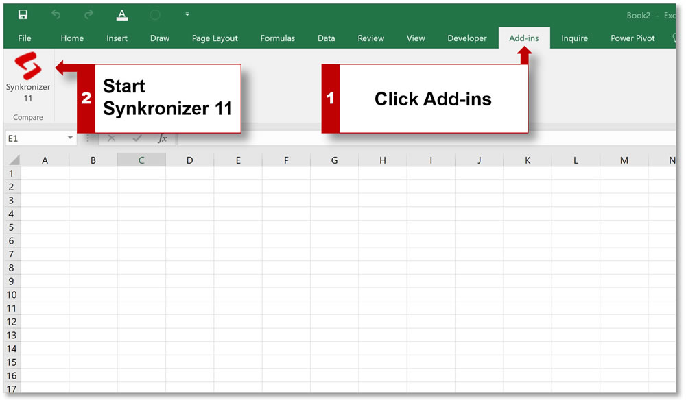 Excel Compare Start Synkronizer